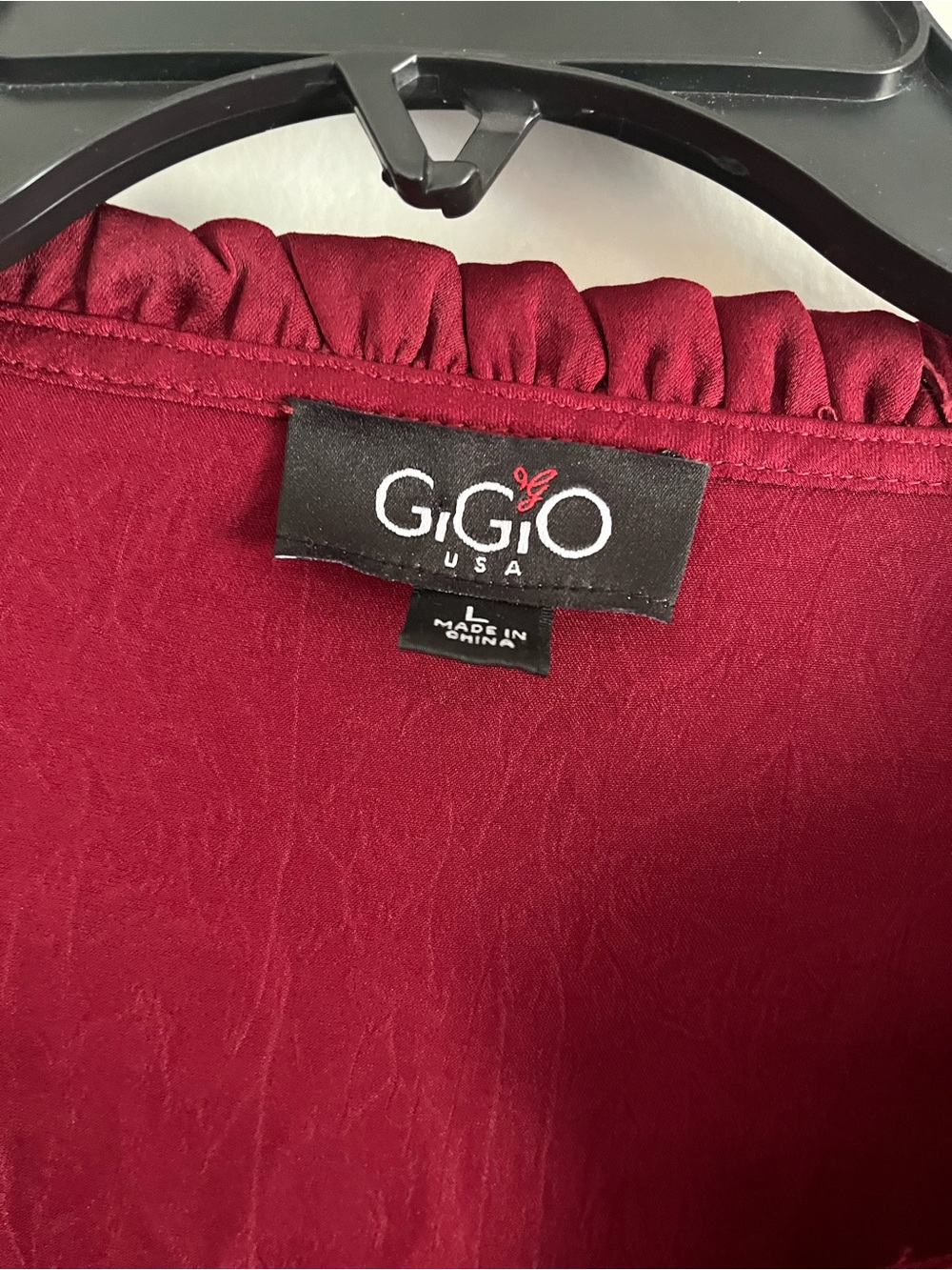 Gigio Red Satin Midi Dress - Picture 2 of 5